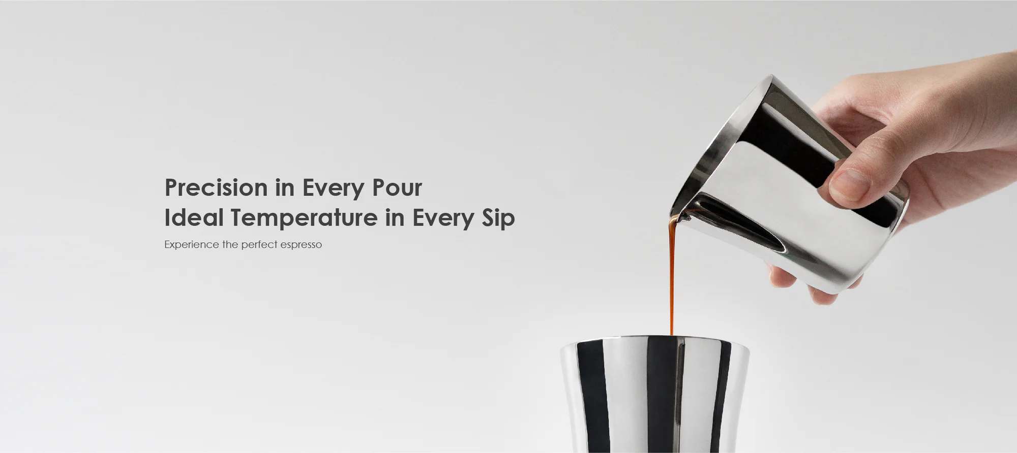 Elegant display of coffee grinder and brewing equipment